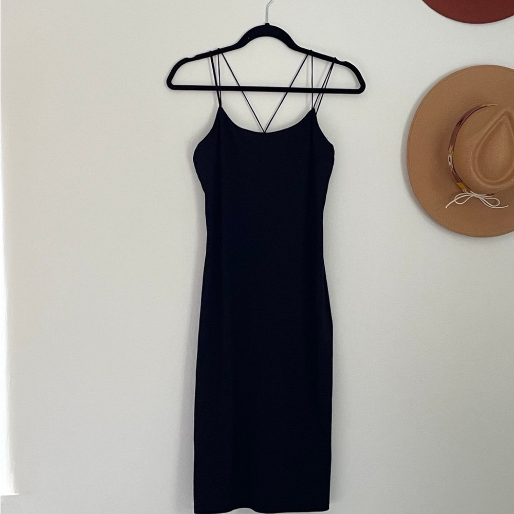 House of Harlow 1960 Black Midi Dress